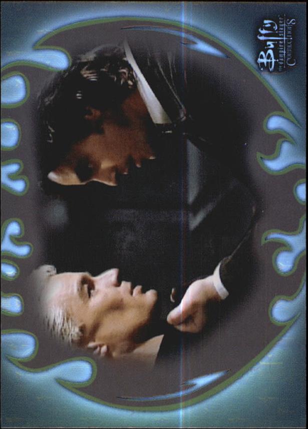 Buffy the Vampire Slayer: Connections (Base Set) card 43 Xander + Spike: Hate Connection