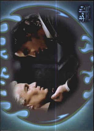 Buffy the Vampire Slayer: Connections (Base Set) card 43 Xander + Spike: Hate Connection
