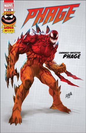 Extreme Carnage: Phage issue 1-D David Nakayama 1:10 Design Cover