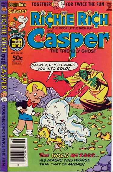 Richie Rich & Casper issue 40-B 50 Cent Price Cover