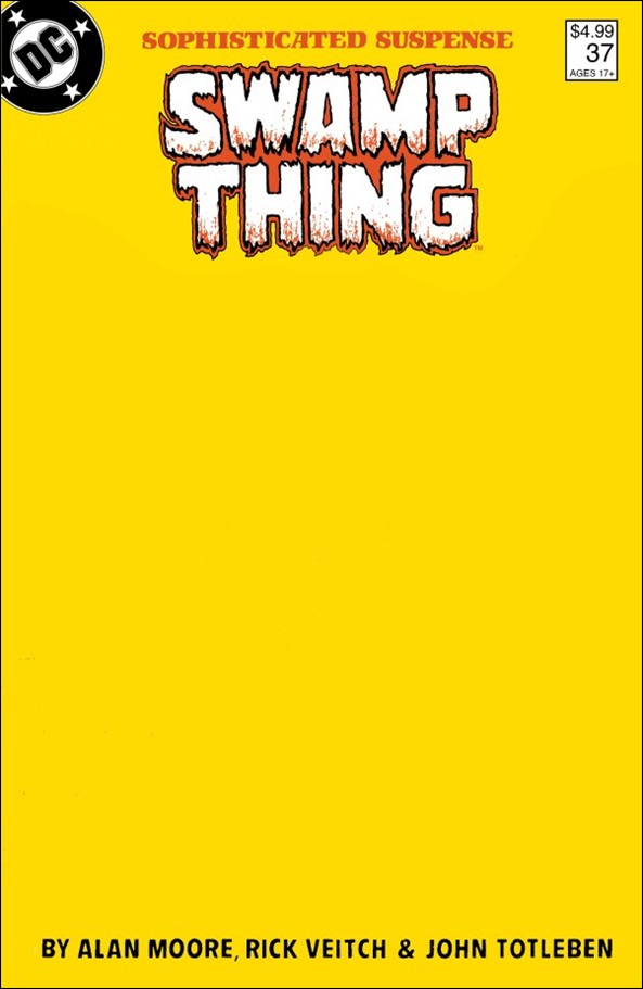 Saga of the Swamp Thing issue 37-E Facsimile Edition 2025 Blank Sketch Cover