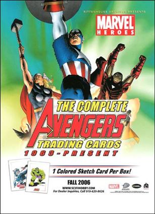 Complete Avengers 1963-Present card 7 Dealer Sell Sheet