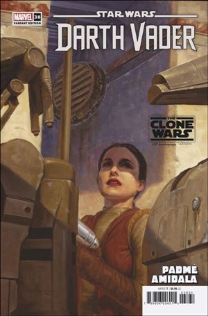 Star Wars: Darth Vader issue 38-C Erik M. Gist Clone Wars 15th Anniversary Cover