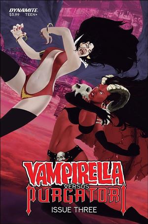 Vampirella vs Purgatori issue 3-G Daniel Maine Cover