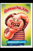 Garbage Pail Kids: Series 05 (Base Set) card 168b Jordan Nuts (Corner Puzzle Back)
