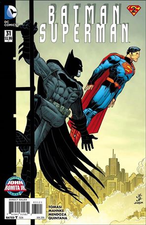 Batman/Superman (2013) issue 31-B John Romita Jr. Cover