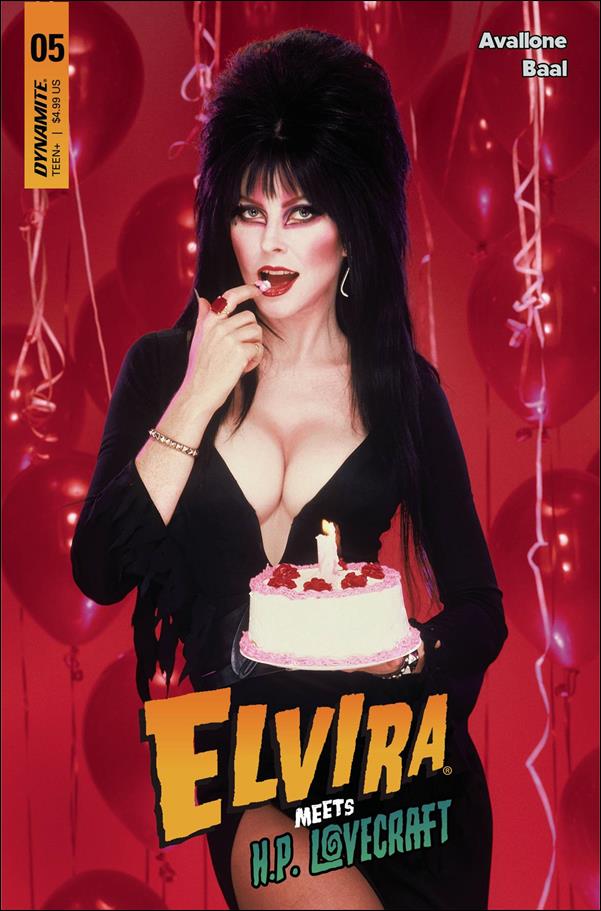 Elvira Meets H.P. Lovecraft issue 5-D Photo Cover