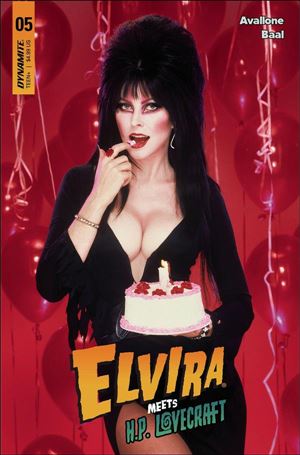 Elvira Meets H.P. Lovecraft issue 5-D Photo Cover