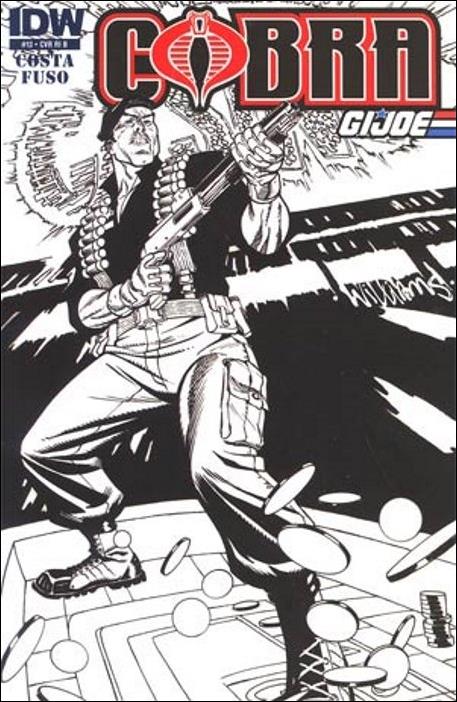 G.I. Joe: Cobra (2011) issue 13-D David Williams 1:25 Sketch Cover 