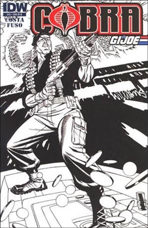 G.I. Joe: Cobra (2011) issue 13-D David Williams 1:25 Sketch Cover 