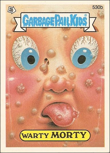 Garbage Pail Kids: Series 13 (Base Set) card 530b Warty Morty