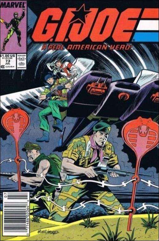 G.I. Joe: A Real American Hero issue 73-B Newsstand Cover