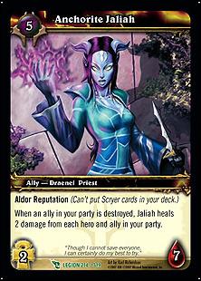 World of Warcraft: March of the Legion (Base Set) card 214 Anchorite Jaliah