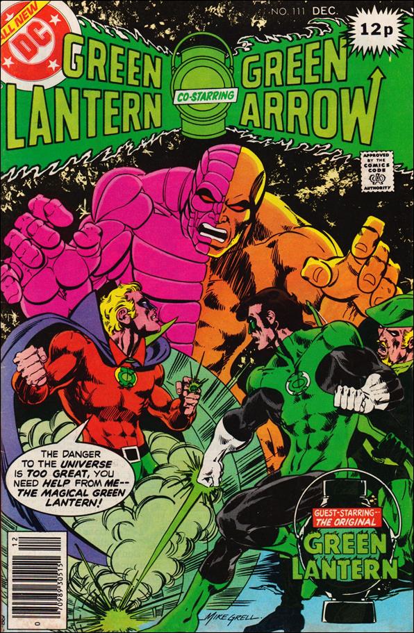 Green Lantern (1960) issue 111-B UK Price Cover
