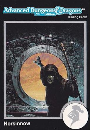 TSR 1991 Trading Cards Premier Edition Factory Set (Base Set) card 79 AD&D - Norsinnow