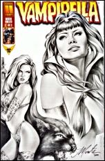 Vampirella Monthly issue 25-D Monte Moore Signed Pencil Cover