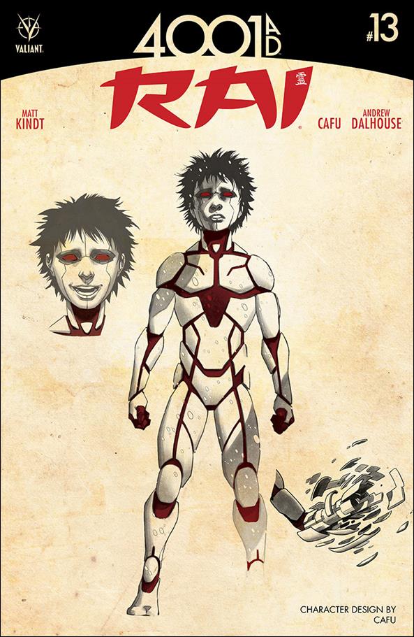 Rai (2014) issue 13-D CAFU 1:10 Character Design Cover
