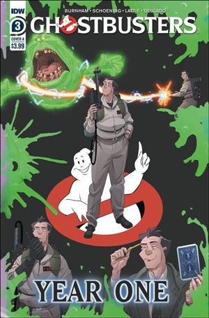 Ghostbusters: Year One issue 3 Dan Schoening Green Slime Cover