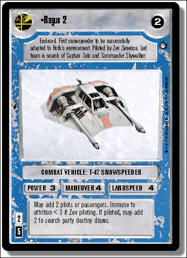 Star Wars: Hoth Limited (Base Set) card 148 Rogue 2