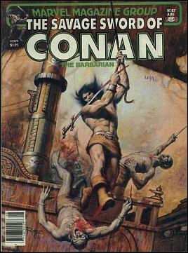 Savage Sword of Conan the Barbarian (Base Set) card 28 Cover Issue #67