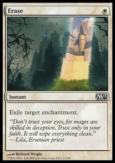 Magic the Gathering: 2013 Core Set (Base Set) card 13 Erase