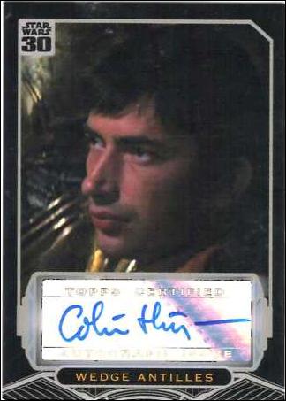 Star Wars 30th Anniversary (Autograph Subset) card nn4 Colin Higgins - Wedge Antilles 1/300 (1:1640 pks)