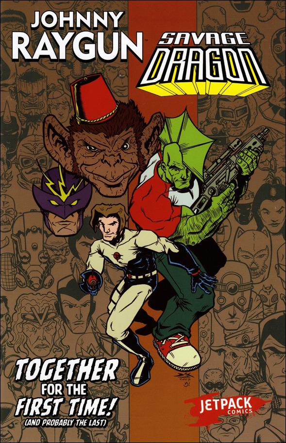 Johnny Raygun / Savage Dragon Team-Up issue nn-C Jetpack Comics Cover