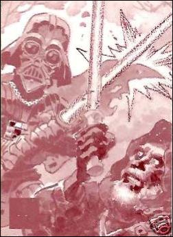 Star Wars Galaxy: Series 4 (Base Card Printing Plate Subset) card 32 Jack Davis (2) - 1/1 Magenta