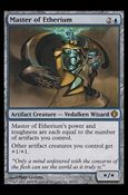 Magic the Gathering: Shards of Alara (Base Set) card 49 Master of Etherium