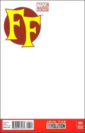 FF (2013) issue 1-E Blank/Sketch Cover