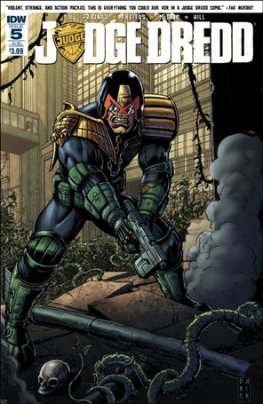 Judge Dredd (2015) issue 5-B Darick Robertson Subscription Cover