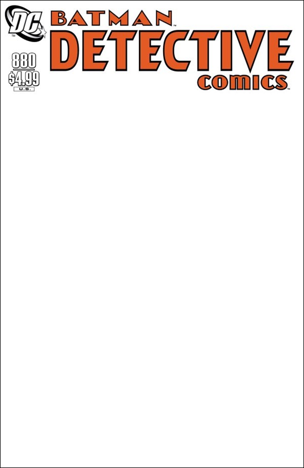 Detective Comics (1937) issue 880-F Facsimile Edition 2025 Blank Sketch Cover