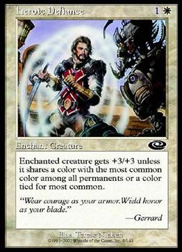 Magic the Gathering: Planeshift (Base Set) card 6 Heroic Defiance