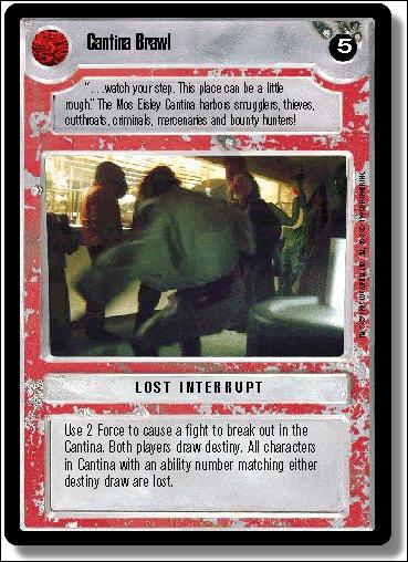 Star Wars: Premiere Limited (Base Set) card 233 Cantina Brawl
