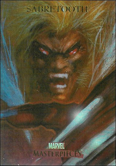 2007 Marvel Masterpieces (Parallel Foil Base Set) card 70 Sabretooth