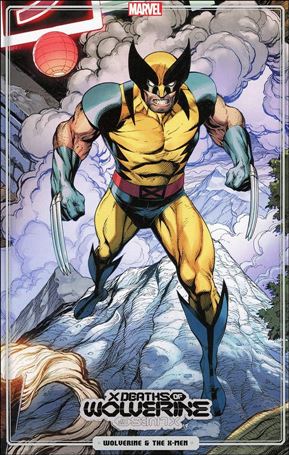 X Deaths of Wolverine issue 4-B Mark Bagley Trading Card Cover
