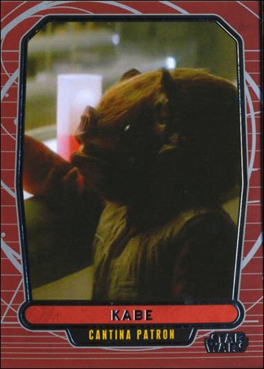 Star Wars Galactic Files (Expansion Subset) card 365 Kabe Cantina Patron