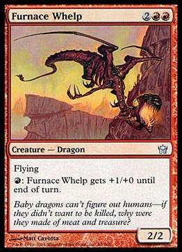 Magic the Gathering: Fifth Dawn (Base Set) card 65 Furnace Whelp