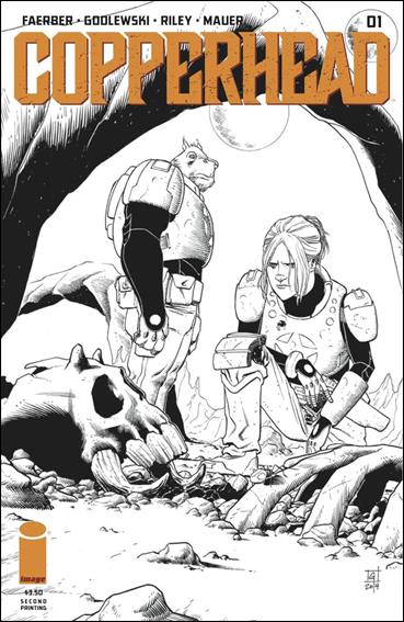 Copperhead issue 1-E Scott Godlewski Black & White Cover (2nd Printing)