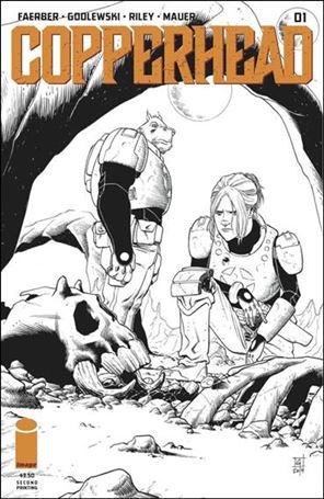 Copperhead issue 1-E Scott Godlewski Black & White Cover (2nd Printing)