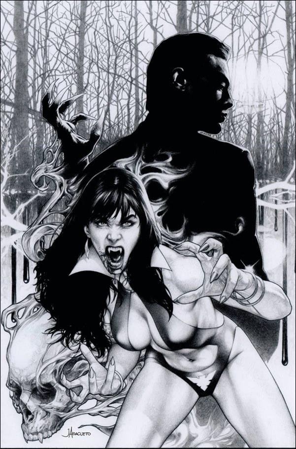 Vampirella / Dracula: Rage issue 1-O Jay Anacleto 1:25 Virgin Line Art Cover