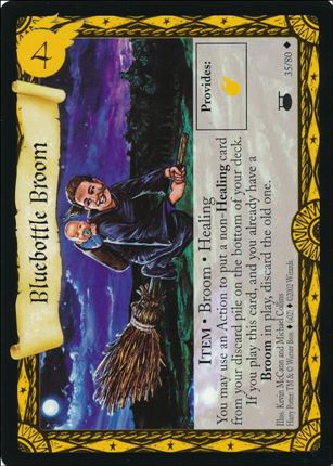 Harry Potter: Diagon Alley (Base Set) card 35 Bluebottle Broom