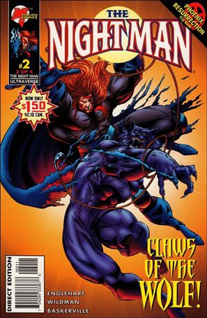 Night Man (1995) issue 2 Flipbook with Phoenix Resurrection, Chapter 2