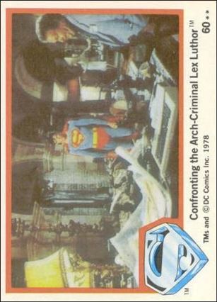 Superman (Movie) Series 1 (Base Set) card 60 Confronting the Arch-Criminal Lex Luthor