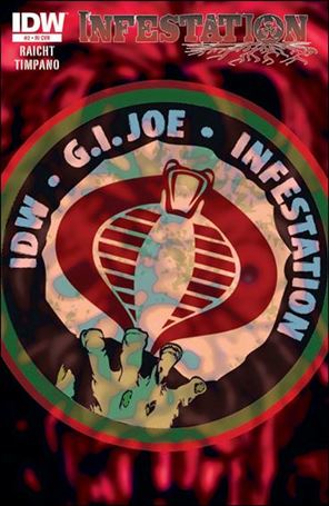 G.I. Joe: Infestation issue 2-C 1:10 Zombie-fied Logo Cover 