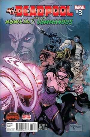 Mrs. Deadpool and the Howling Commandos issue 3 Reilly Brown Cover