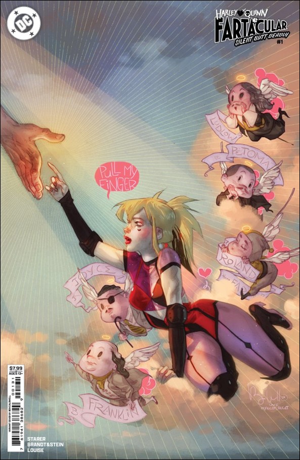 Harley Quinn Fartacular: Silent Butt Deadly issue 1-C Ben Caldwell Cardstock Cover