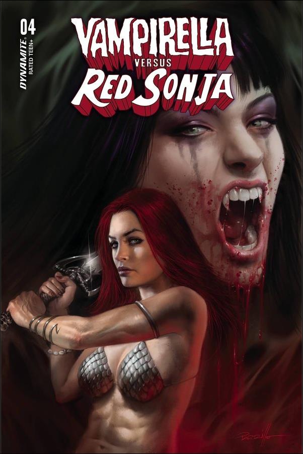 Vampirella vs Red Sonja issue 4 Lucio Parrillo Cover
