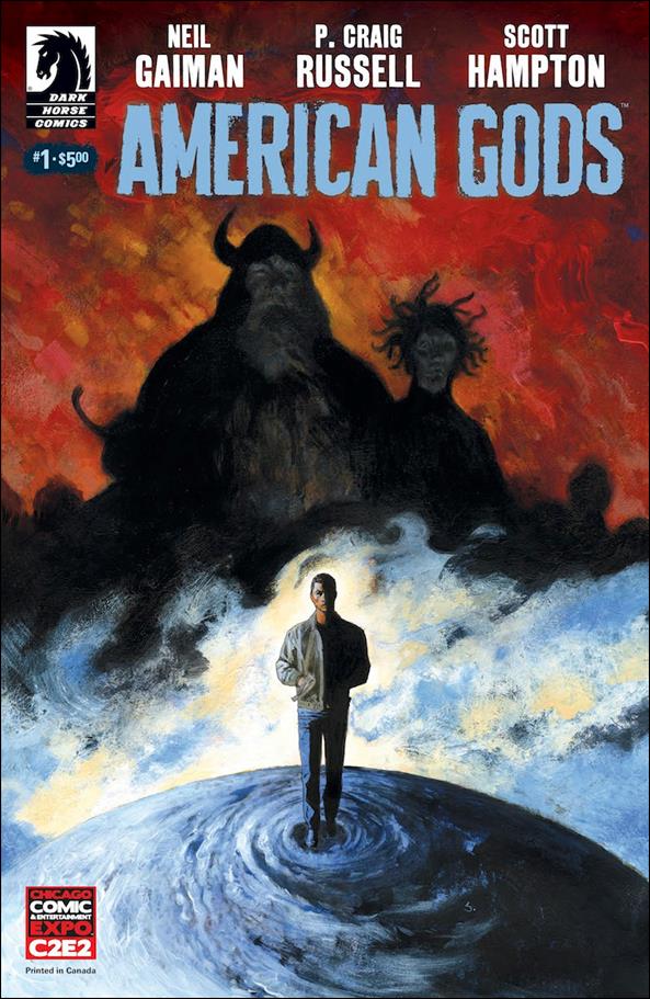 American Gods issue 1-D Scott Hampton C2E2 Cover 1/500 