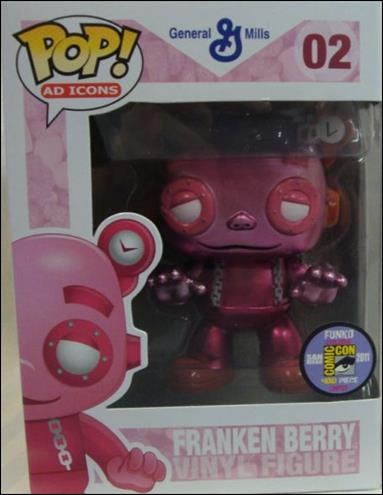 POP! Ad Icons figure 2-B Franken Berry (Metallic) SDCC 2011 1/480